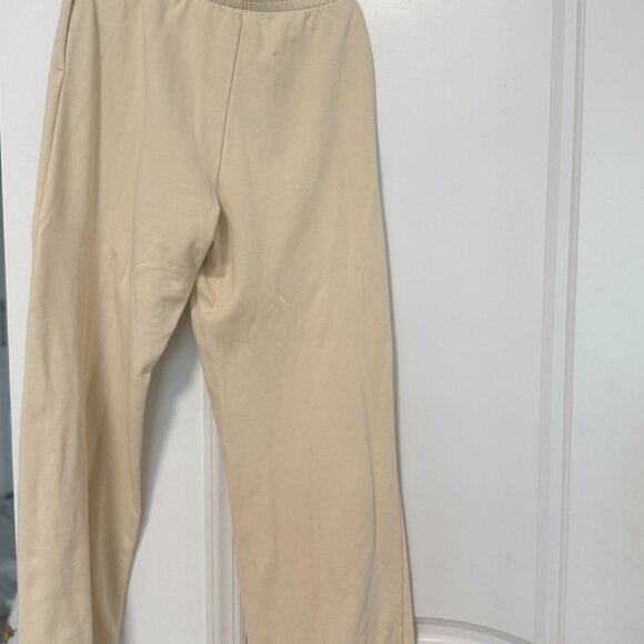 Moncler Beige Hoodie & Joggers Logo Lounge Set M | $1,250 Retail - Picture 13 of 16